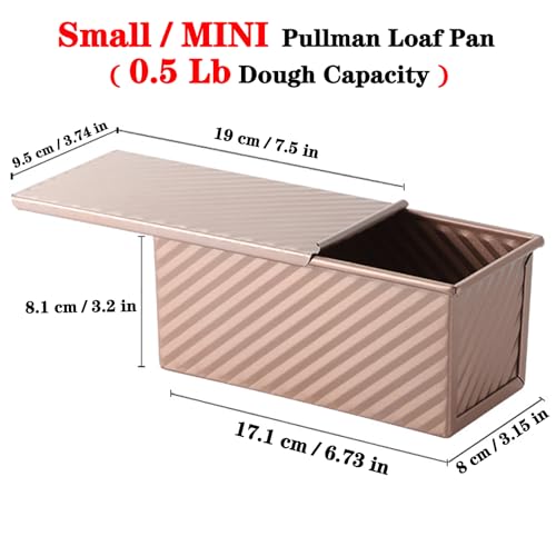 Small Pullman Loaf Pan with Lid