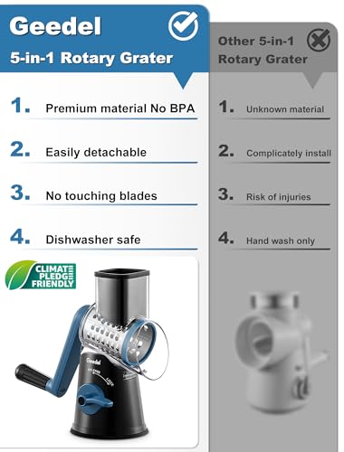 Rotary Cheese Grater Hand Crank