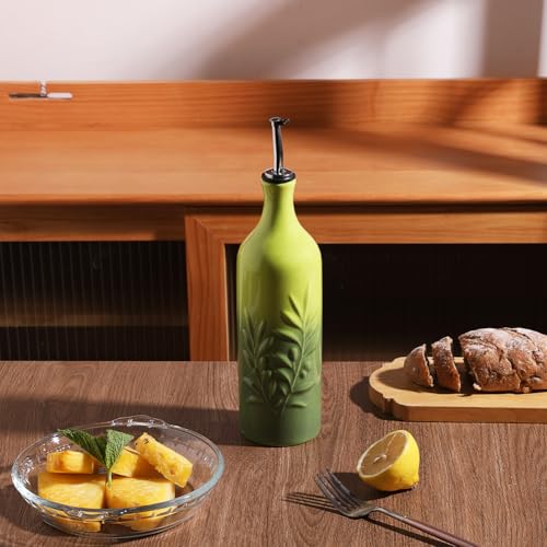 Sweejar Large Ceramic Olive Oil Dispenser Bottle
