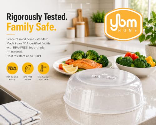Microwave Splatter Cover Keeps Your Microwave Spotless During Food Heating