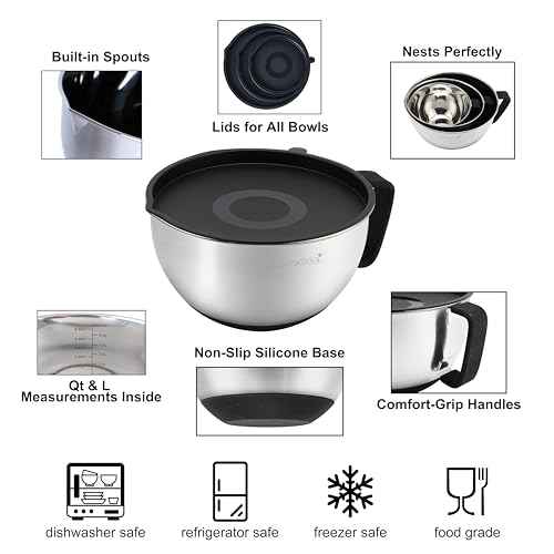 Mixing Bowls with Lids Set