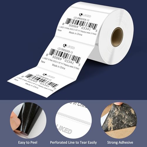 L LIKED 700 Thermal Shipping Labels 3"x2" (700 Count)