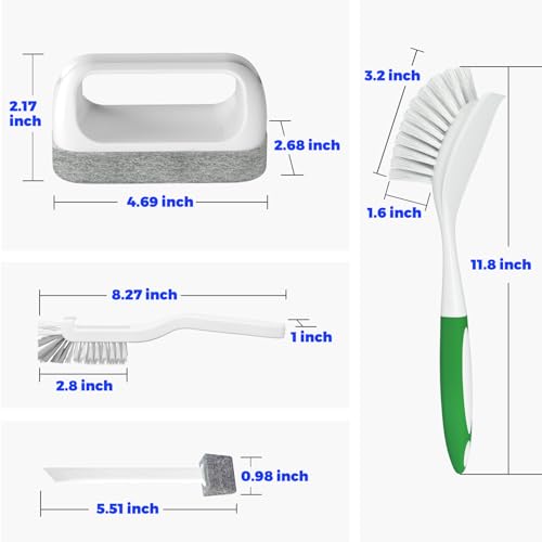 Dish Brush Cleaning Brush Set for Cleaning Groove Gap (6 Count)