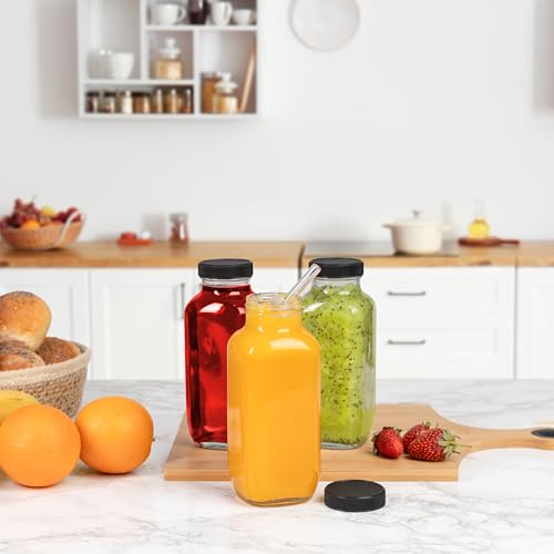 Juice Bottles with Lids (3 Count)