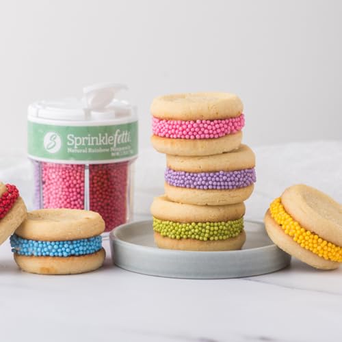 Dye Free Rainbow Nonpareils 6 Cell Variety (2.75 Ounce)