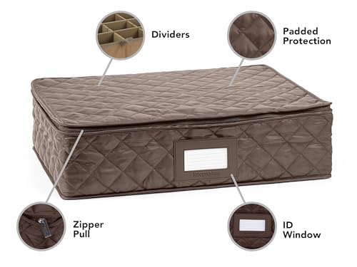 Flatware Storage Case with Removable Trays