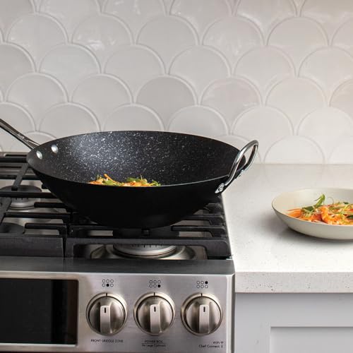 Basalt Aluminized Steel Spun Wok