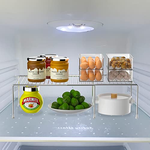 Expandable Metal Rustproof Kitchen Counter & Cabinet Shelf