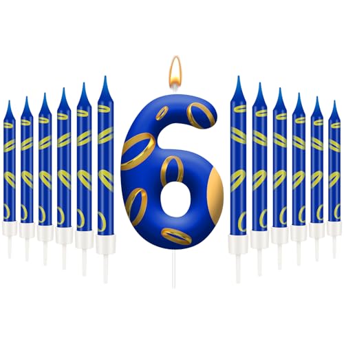 13PCS Birthday Cake Candles Set (13 Count)