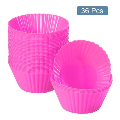 36Pcs Silicone Cupcake Liners (36 Count)