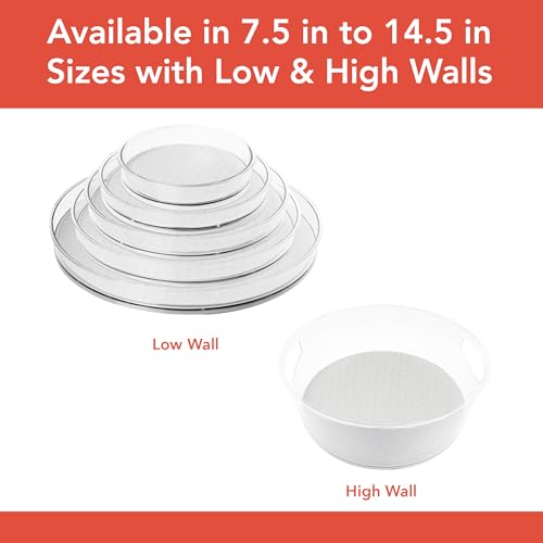 Large Lazy Susan Organizer 11 in for Large Cabinet Fridge Pantry Table Shelf Bath Kitchen Organization