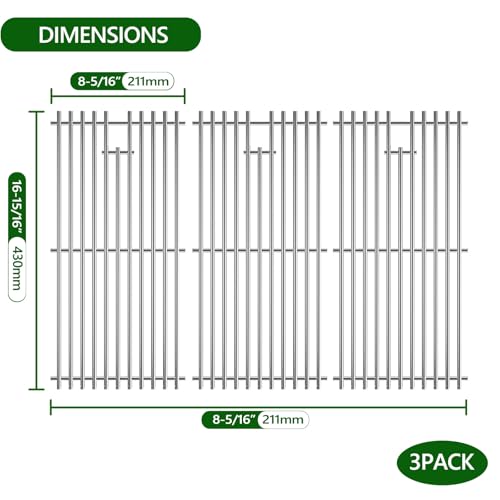 Grill Grates for Charbroil Advantage 4 Burner 463343015 463344015 463344116 463240015 Gas2coal 463340516