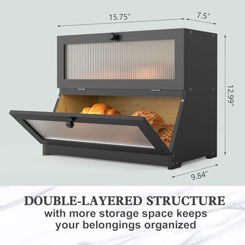 Bread Box for Kitchen Countertop