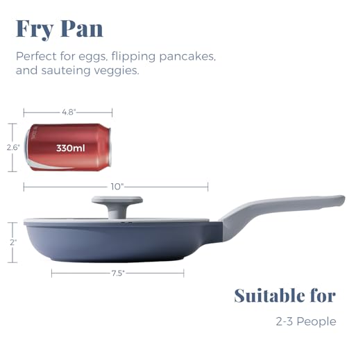Nonstick Ceramic Frying Pan with Lid