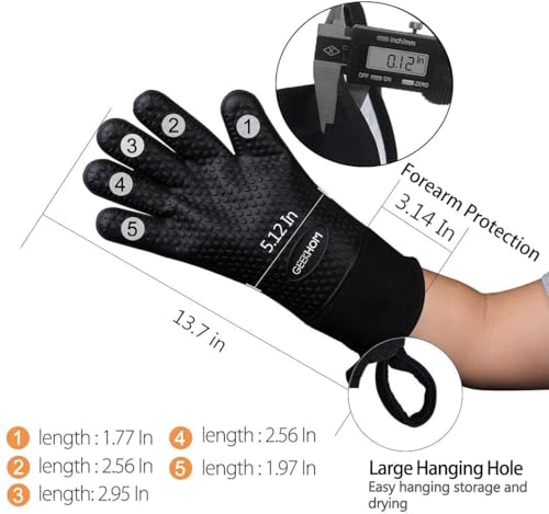 BBQ Gloves Heat Resistant (2 Count)