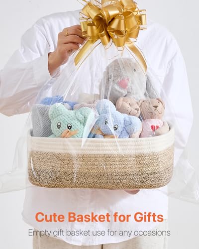 Small Woven Storage Basket for Organizing (3 Count)