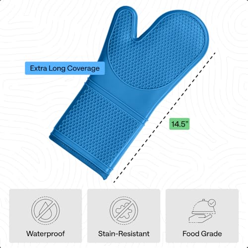 Silicone Oven Mitts (2 Count)