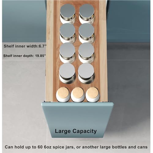 Pull Out Spice Rack Cabinet Organizer