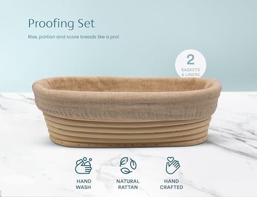 Banneton Bread Proofing Set (2 Count)