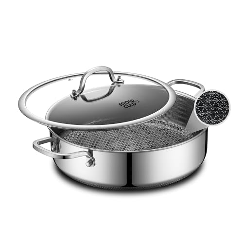 Saute Pan Hybrid Non Stick 5 Quart Everyday Braiser pan