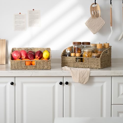 Pantry Baskets for Organizing (2 Count)
