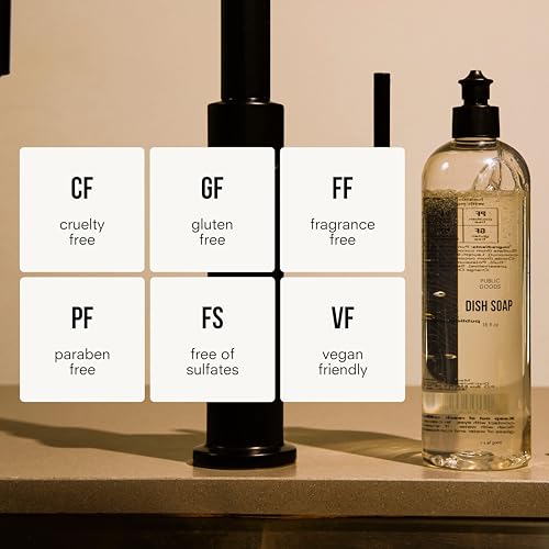 Natural Fragrance Free Dish Soap (16 Fl Oz)