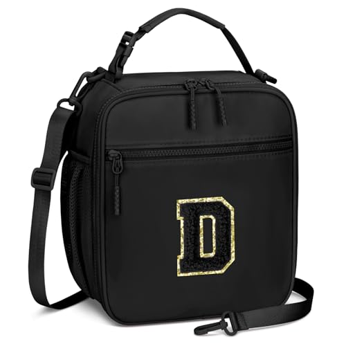 Lunch Box Kids Large Initial Insulated Lunch Bag for Girls