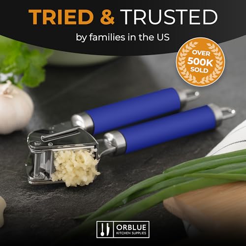 Garlic Press and Peeler Set