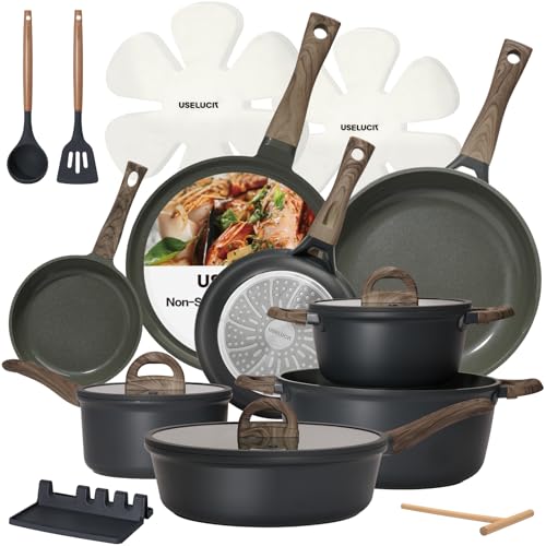 22 Piece Ceramic Cookware Set
