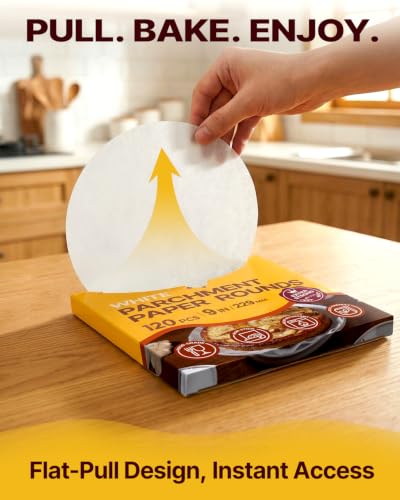 Unbleached Parchment Paper Rounds