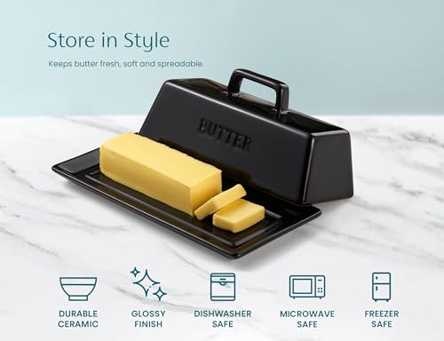 Ceramic Butter Dish with Lid