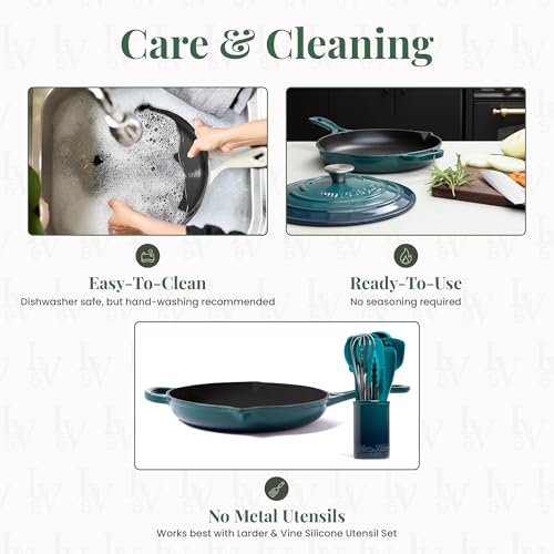 Enameled Cast Iron Skillet