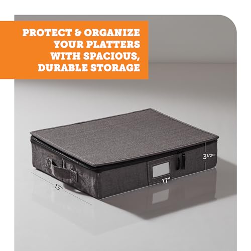 Hard Shell Platter Storage Container