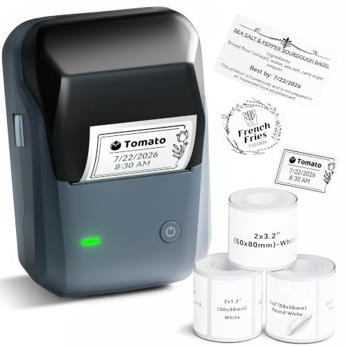 B1 Label Maker Machine with 3 Roll Tapes (3 Count)