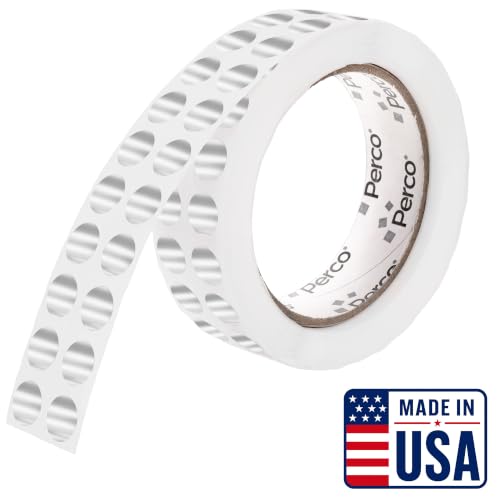 Metallic Silver Round Circle Dot Sticker 1