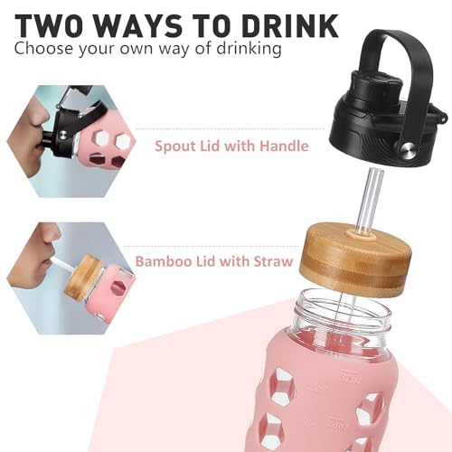 Glass Water Bottle
