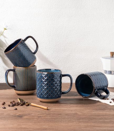Coffee Mugs Set of 4 (4 Count)