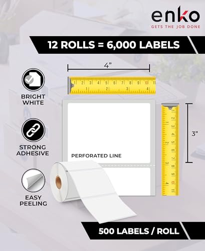 4 x 3 in 12 Rolls (12 Count)