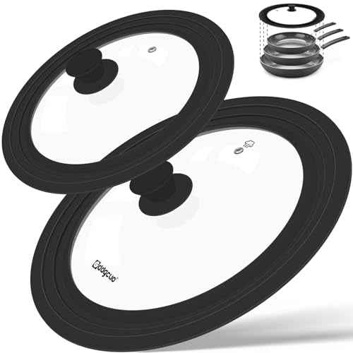2 Pcs Universal Silicone Pan Lids (2 Count)
