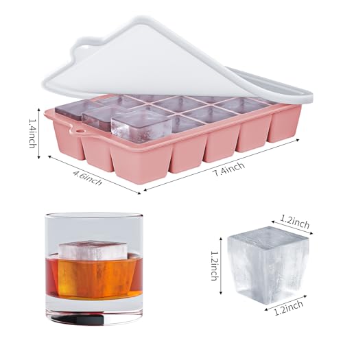 Silicone Ice Cube Tray 3 Pack (3 Count)