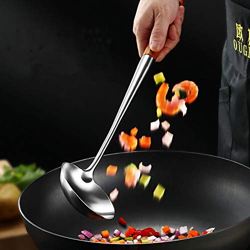Wok Spatula and Ladle Tool Set