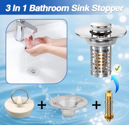 Sink Stopper Hair Catcher