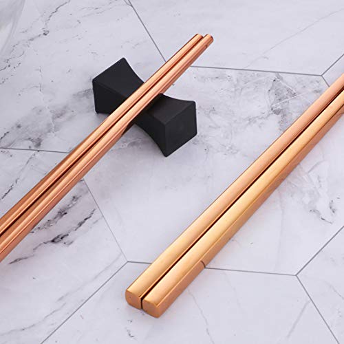 5 Pair Stainless Steel Chopsticks