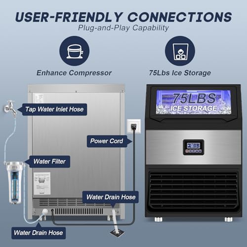 Commercial Ice Maker Machine 250LBS