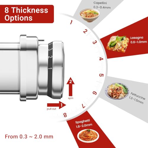 Pasta Maker Attachments for All KitchenAid Stand Mixers