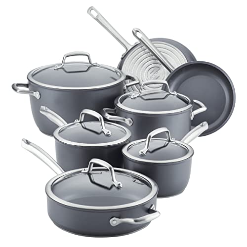 Accolade Forged Hard Anodized Nonstick Pots & Pans (12 Count)