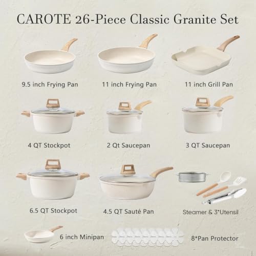 26pcs Pots and Pans Set