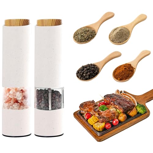 Electric Salt and Pepper Grinder Set