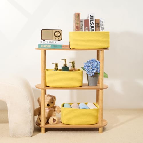 Small Storage Baskets for Organizing (3 Count)