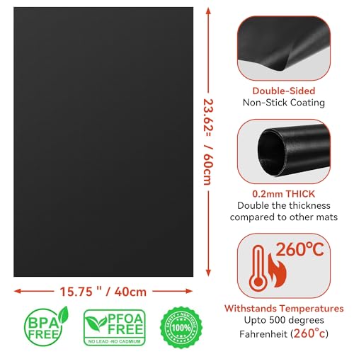 4Pack Oven Liners for Bottom of Electric Gas Oven (4 Count)
